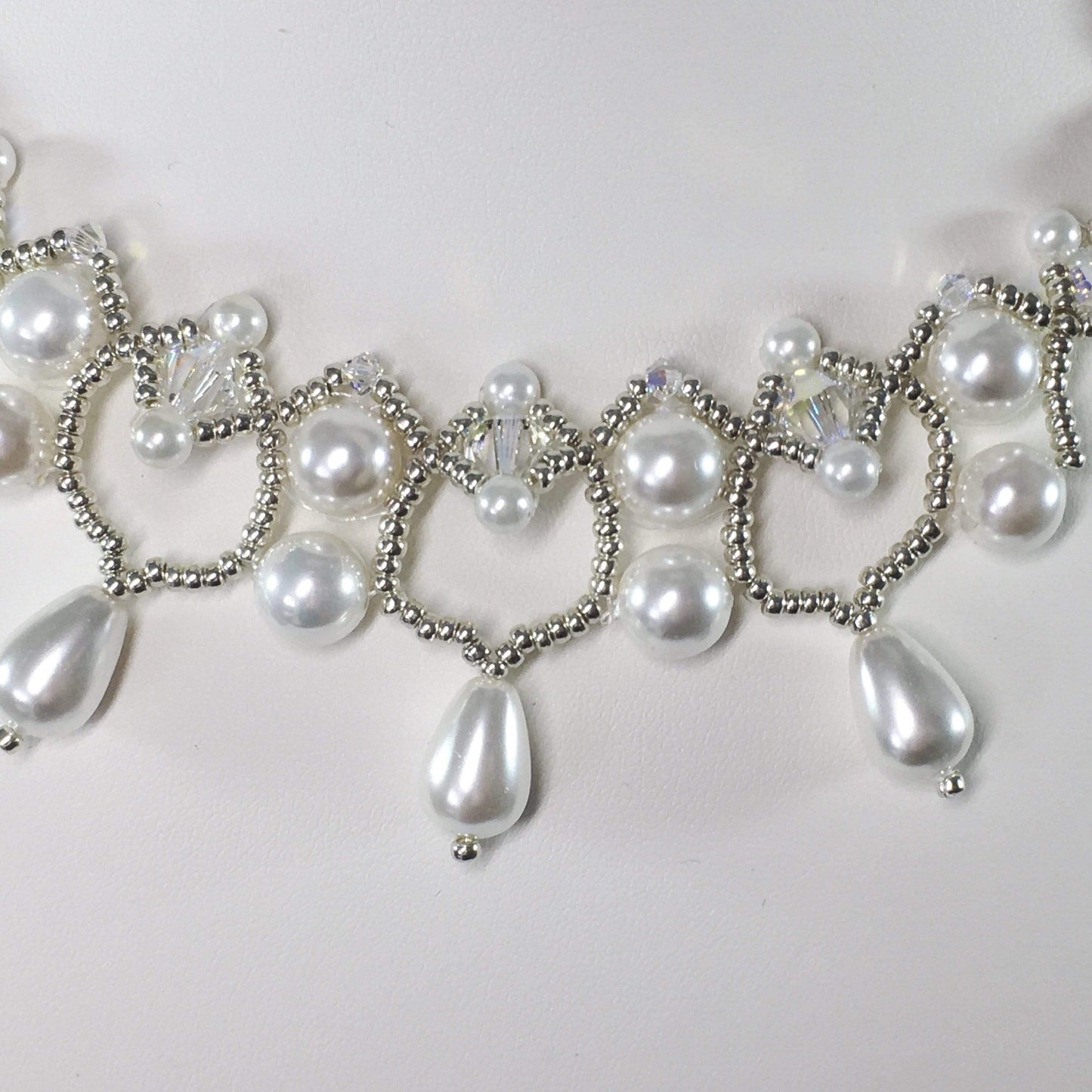 Necklace White Shell Pearl Bridal Necklace Set Jewelz Galore Shell Pearl Bridal Set | Jewelz Galore | Jewellery
