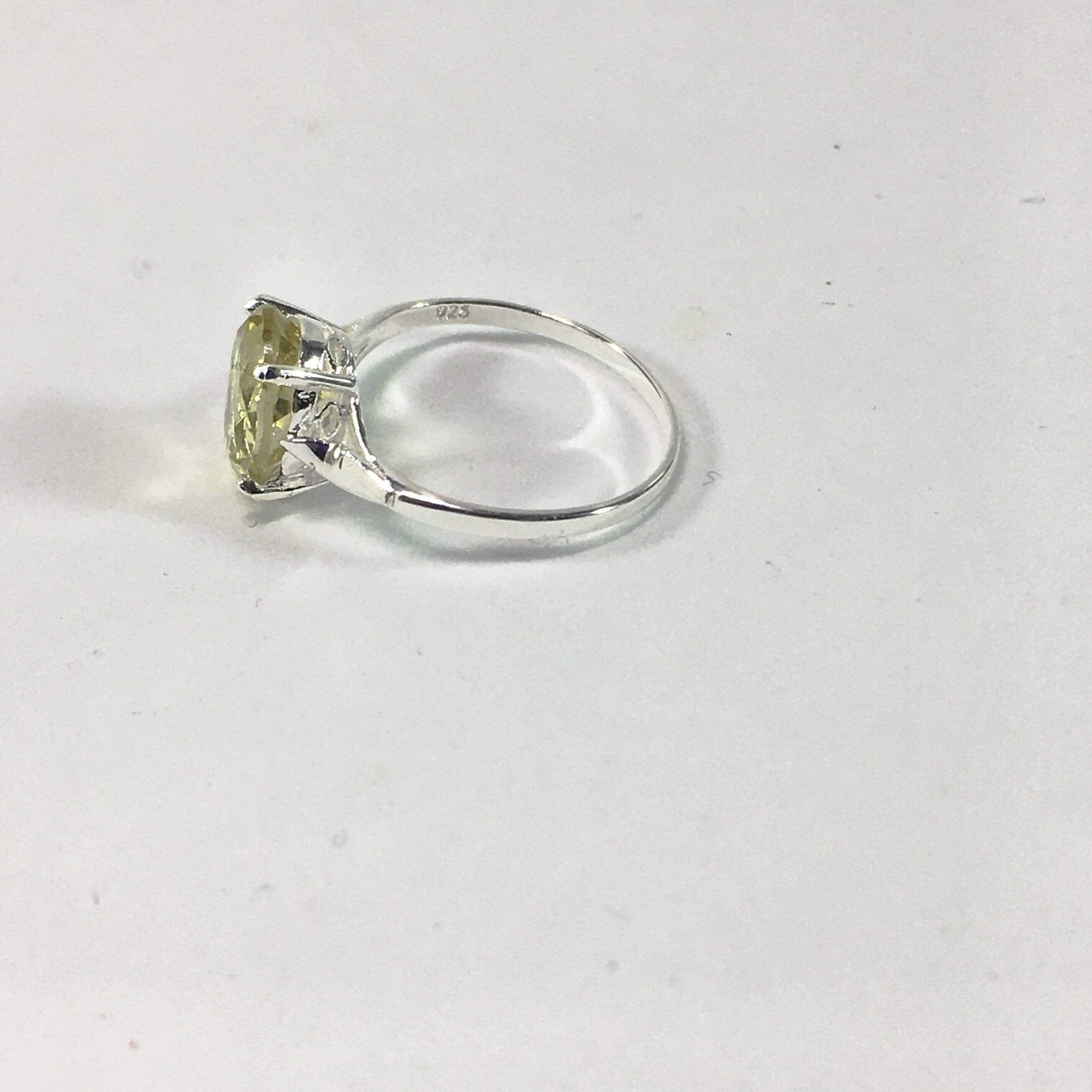 Ring Lemon Quartz Brilliant Cut Ring Jewelz Galore Ladies Lemon Quartz Ring | Jewelz Galore | Handmade Jewellery Online