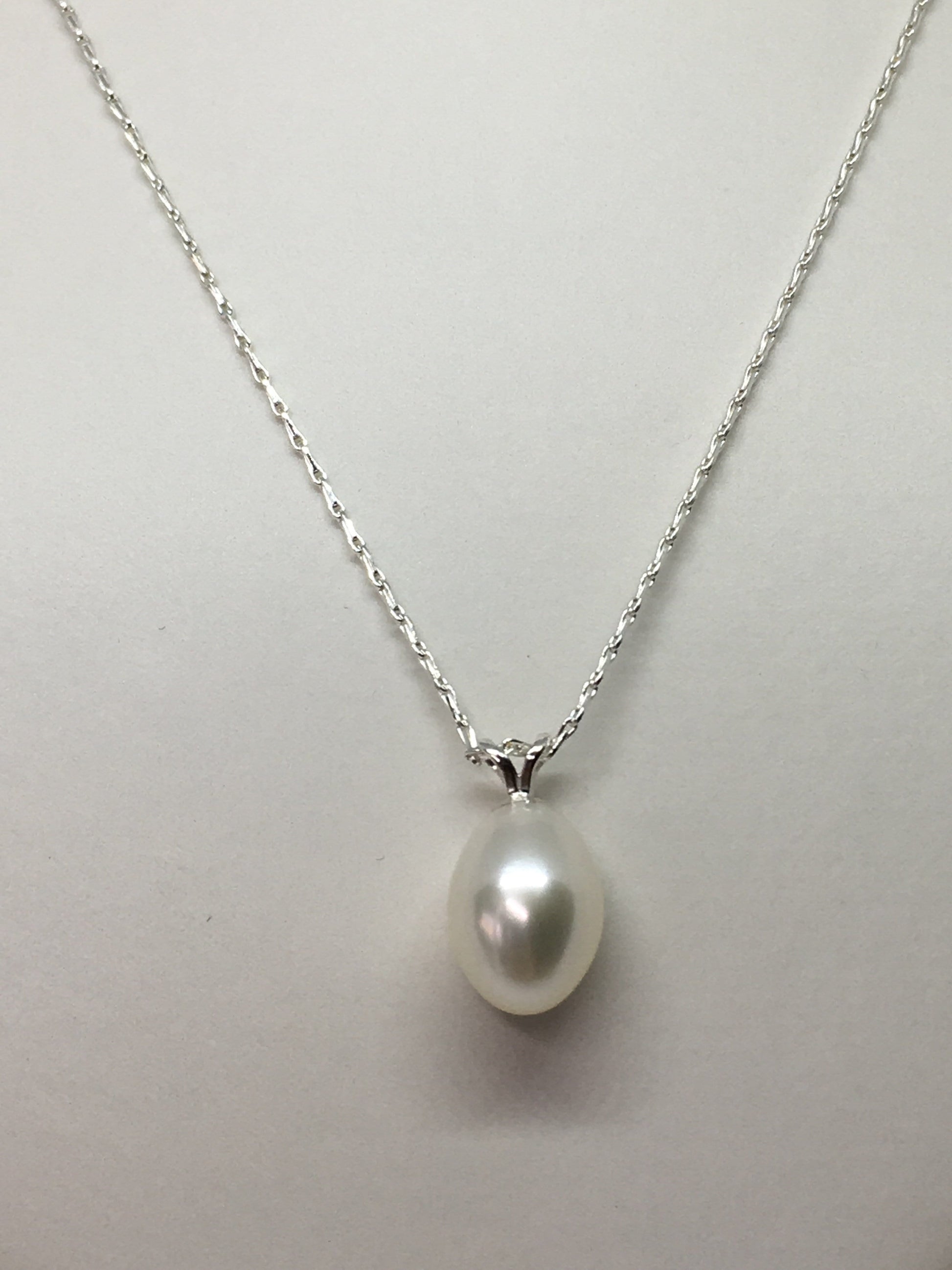 Sterling Silver And Cultured Pearl Necklace