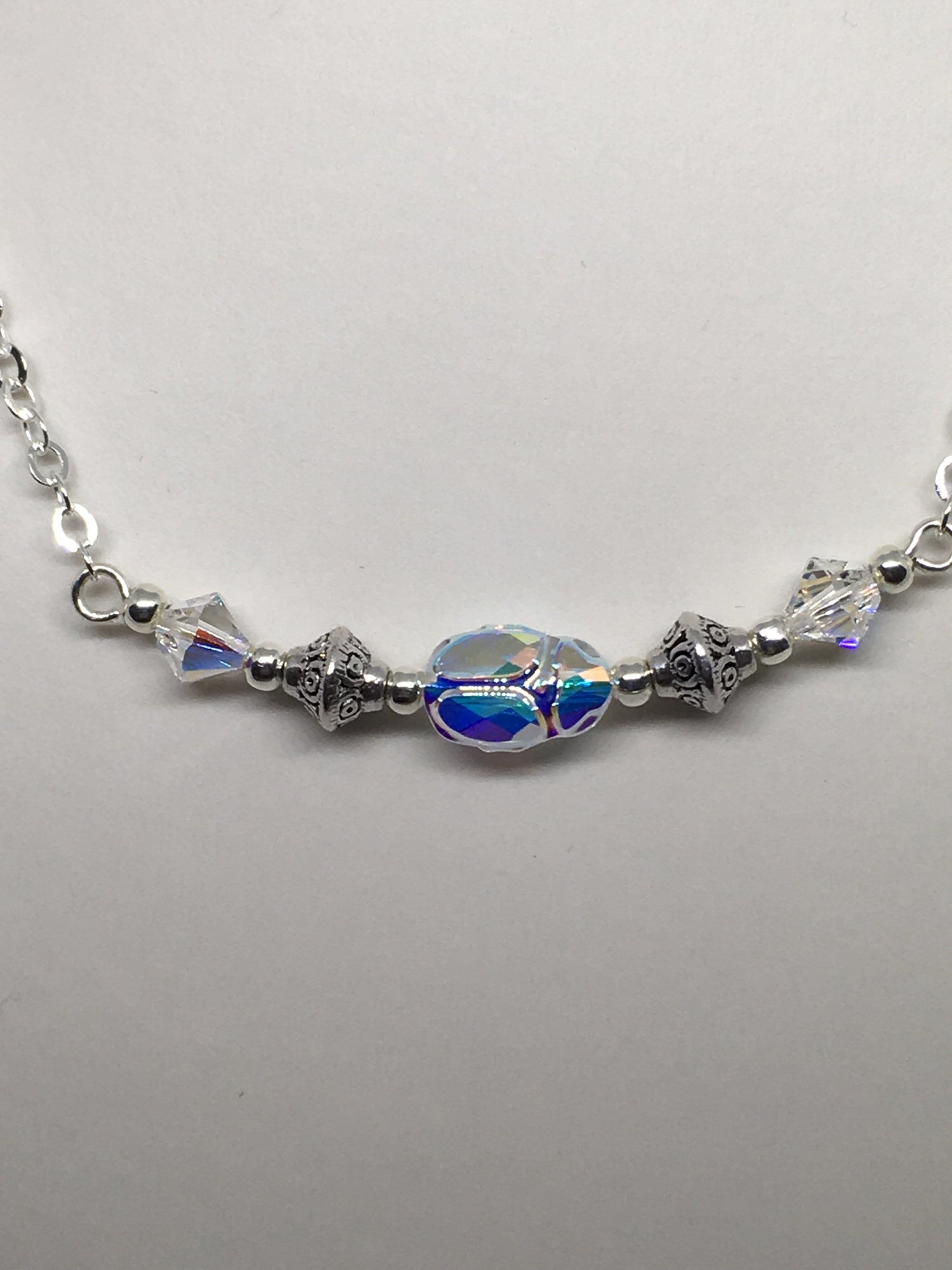 Swarovski Scarab Beetle Necklace