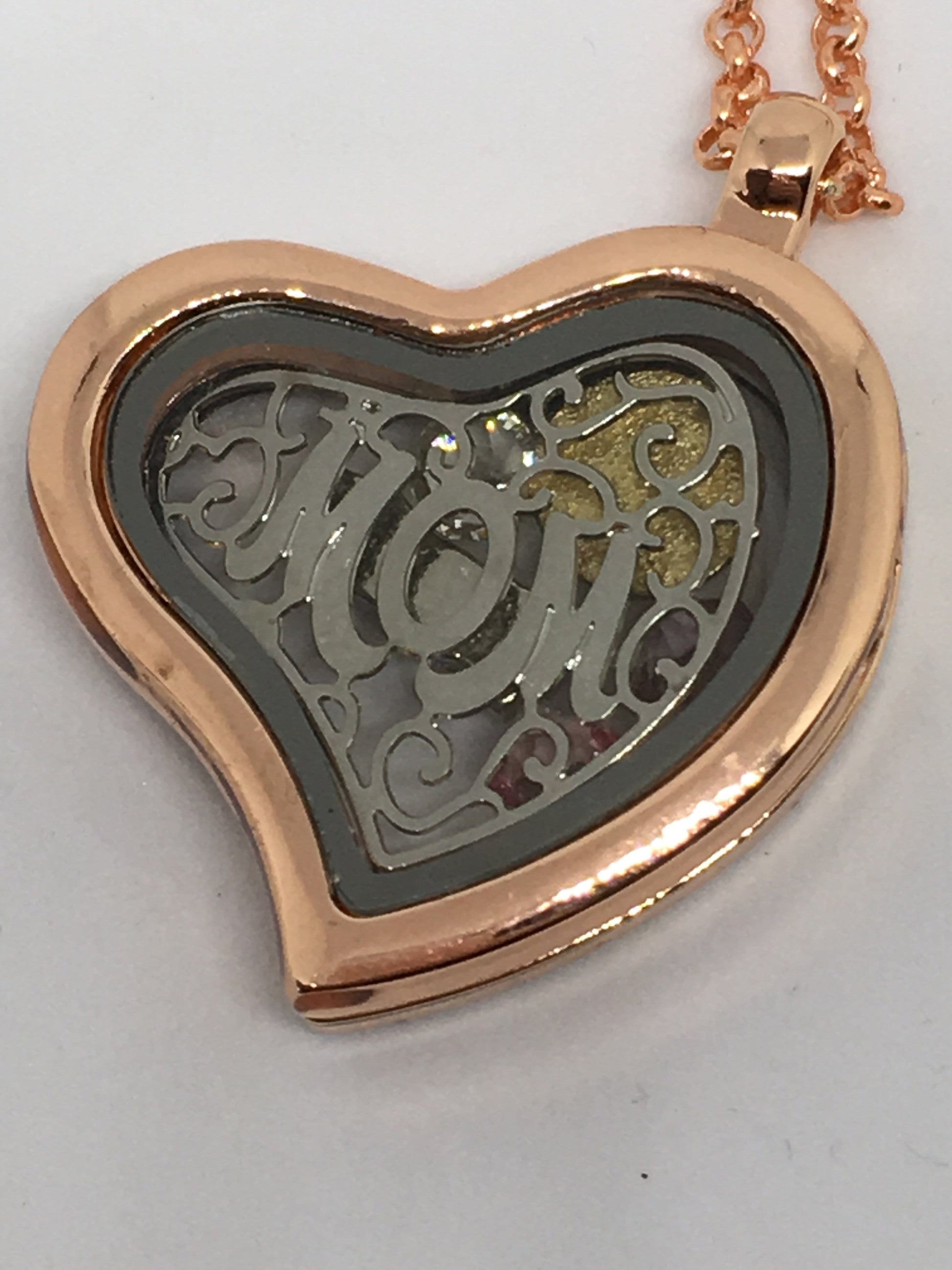 Necklace Mom Heart Locket Jewelz Galore Mom Heart Locket | Jewelz Galore | Jewellery