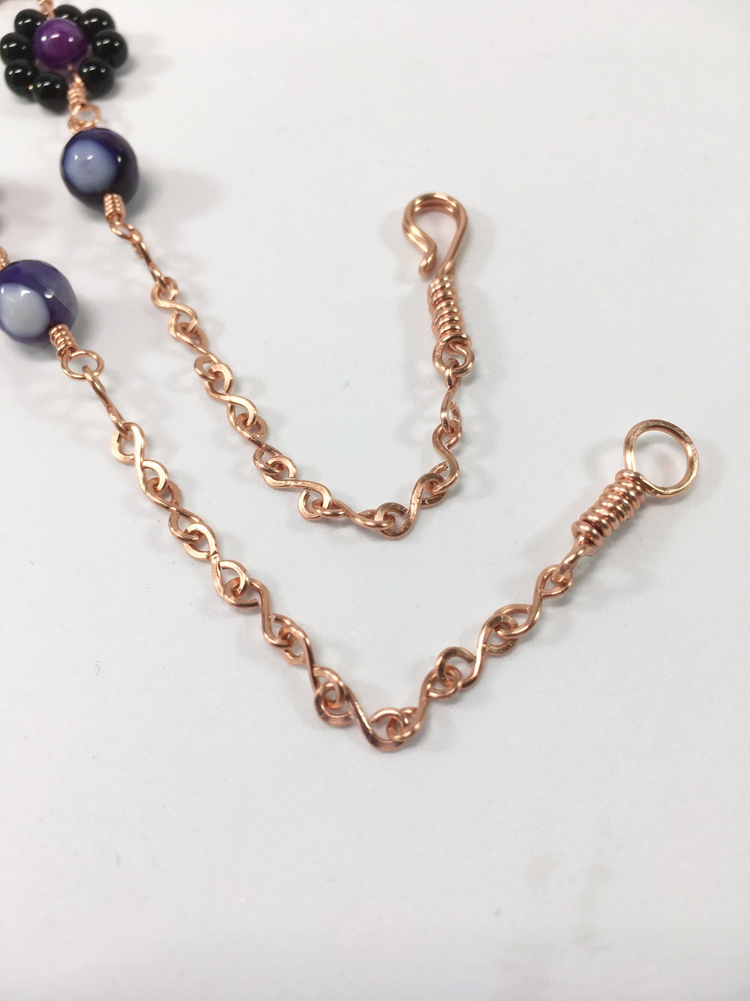 Purple Posy Necklace