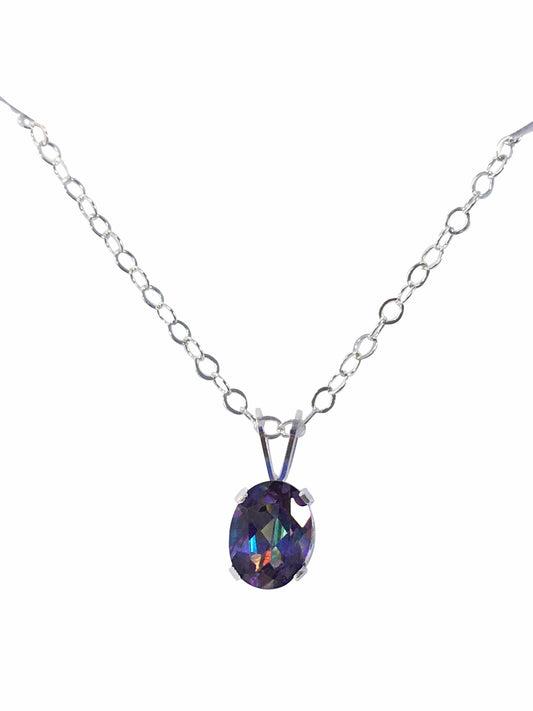 Necklace Purple Kaleidoscope Quartz Necklace Jewelz Galore Purple Gemstone Necklace | Jewelz Galore | Jewellery