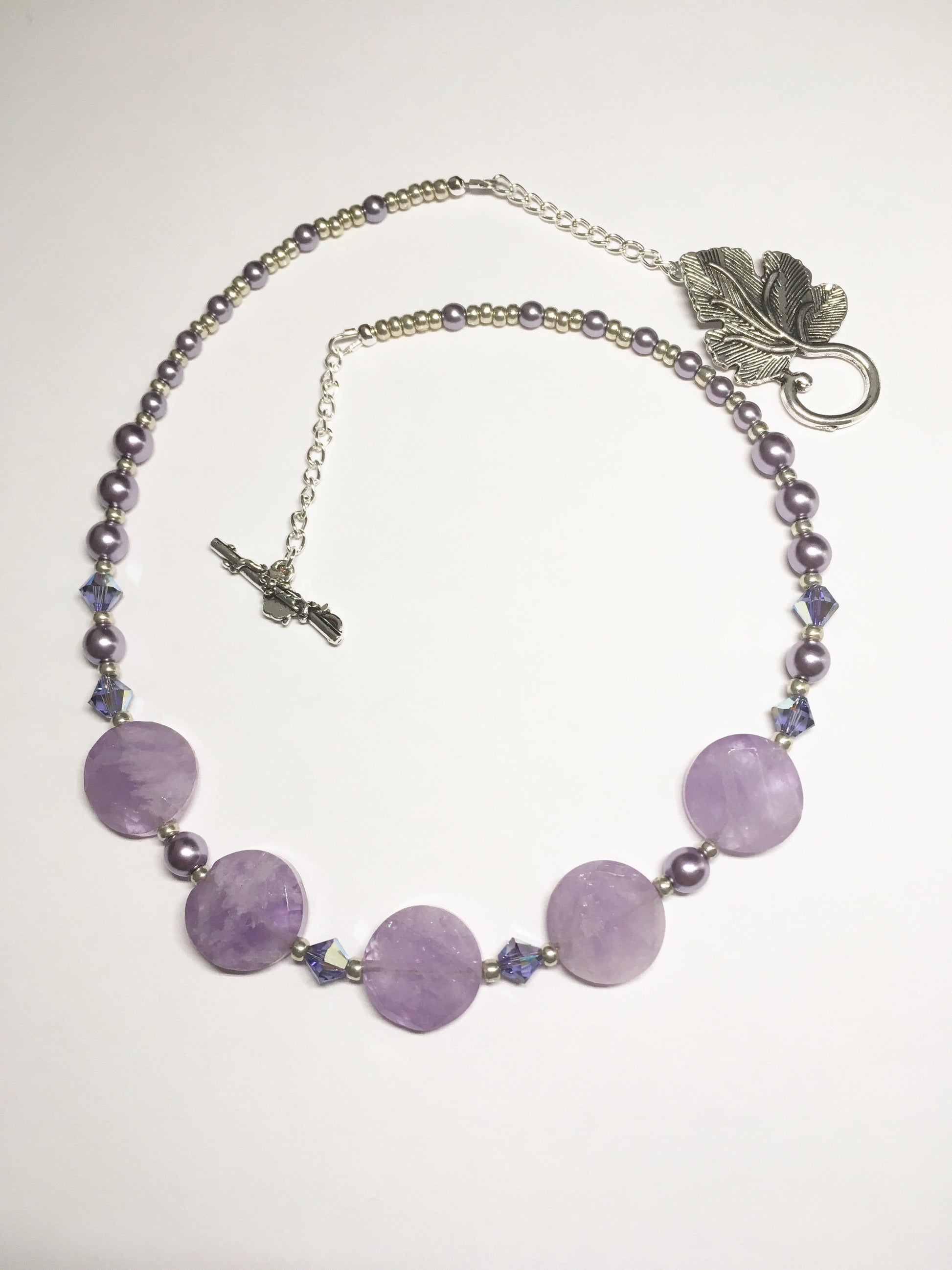 Necklace Amethyst Beaded Necklace Jewelz Galore Amethyst Beaded Necklace | Jewelz Galore | Handmade Jewellery Online