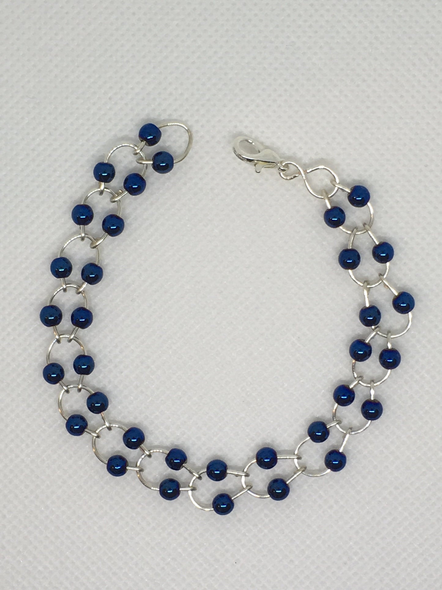 Bracelet Blue Loops Bracelet Jewelz Galore Loops Hematite Gemstone Bracelet | Jewelz Galore | Jewellery Online
