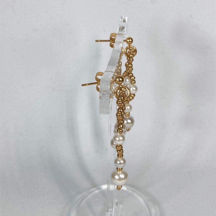 Handmade Beaded Bridal Earrings