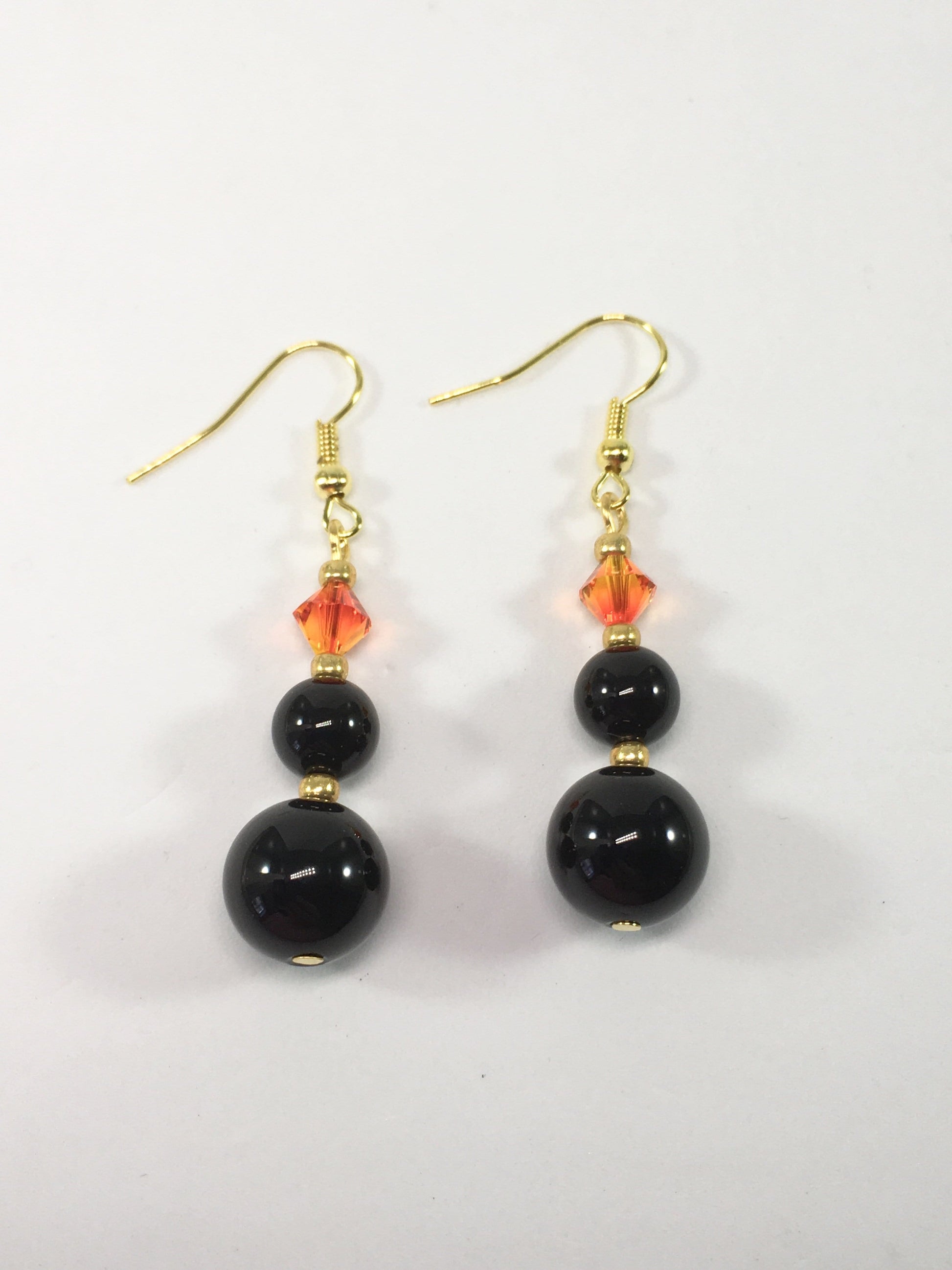Earrings Black Agate Earrings Jewelz Galore Handmade Black Agate Gemstone Earrings | Jewelz Galore | Jewellery 