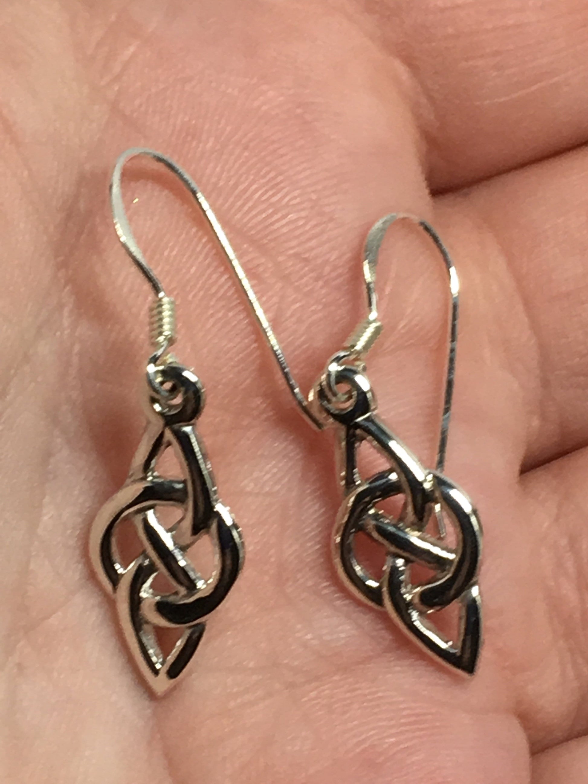 Handmade Sterling Silver Celtic Knot Earrings | Jewelz Galore