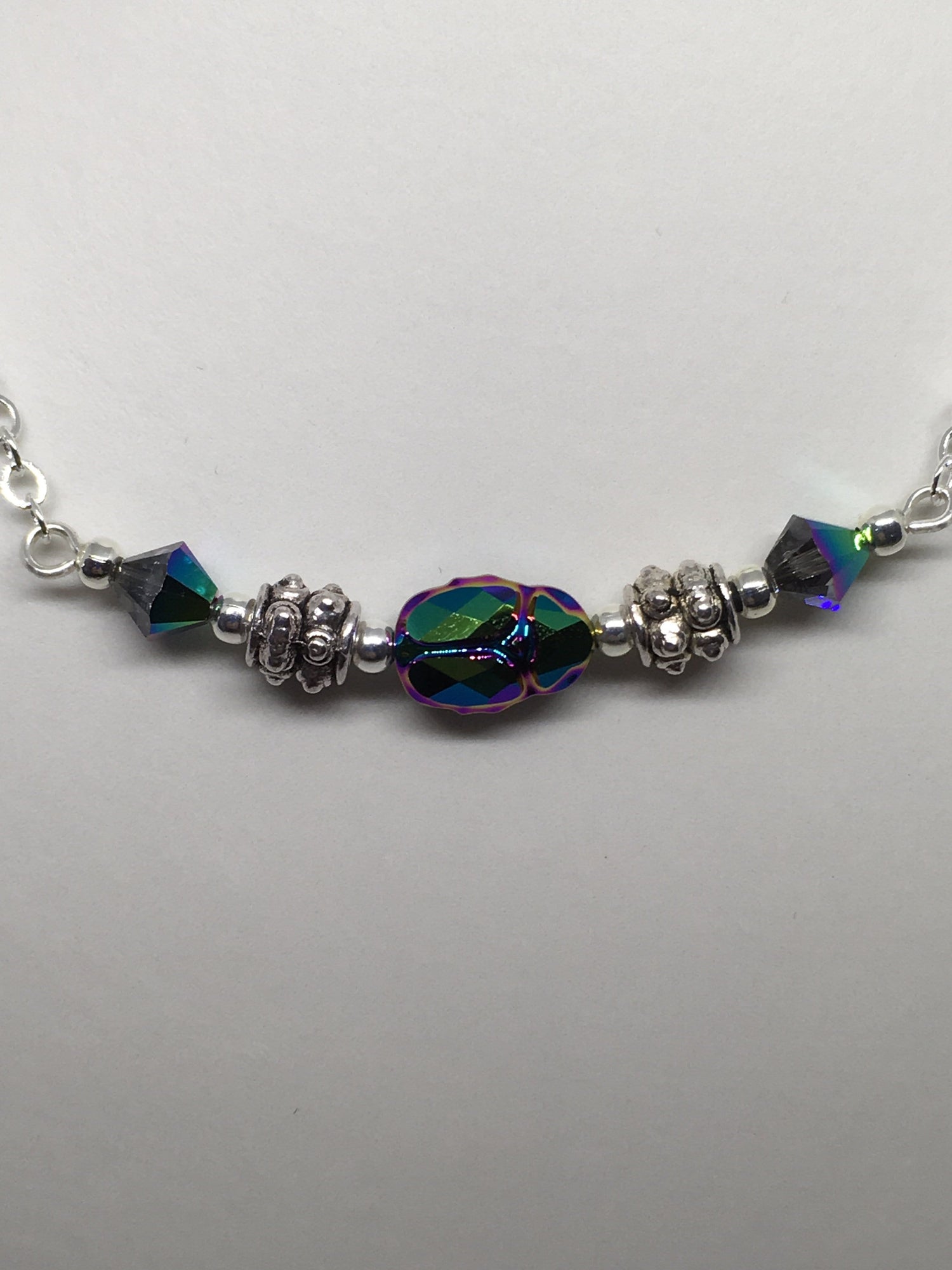 Swarovski Scarab Beetle Necklace