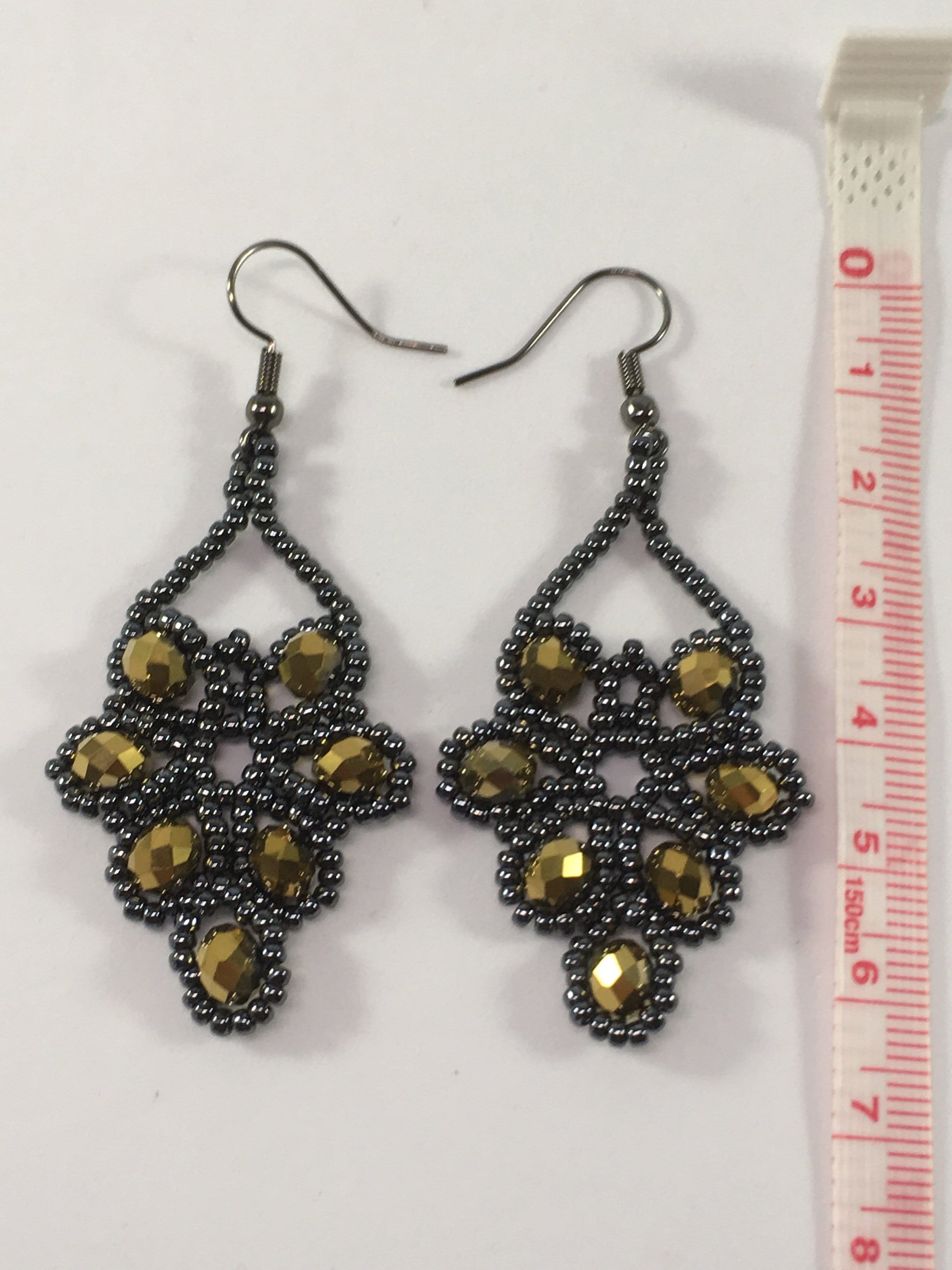 Earrings Beaded Leaf Earrings Jewelz Galore Handmade Beaded Leaf Earrings | Jewelz Galore | Jewellery Online
