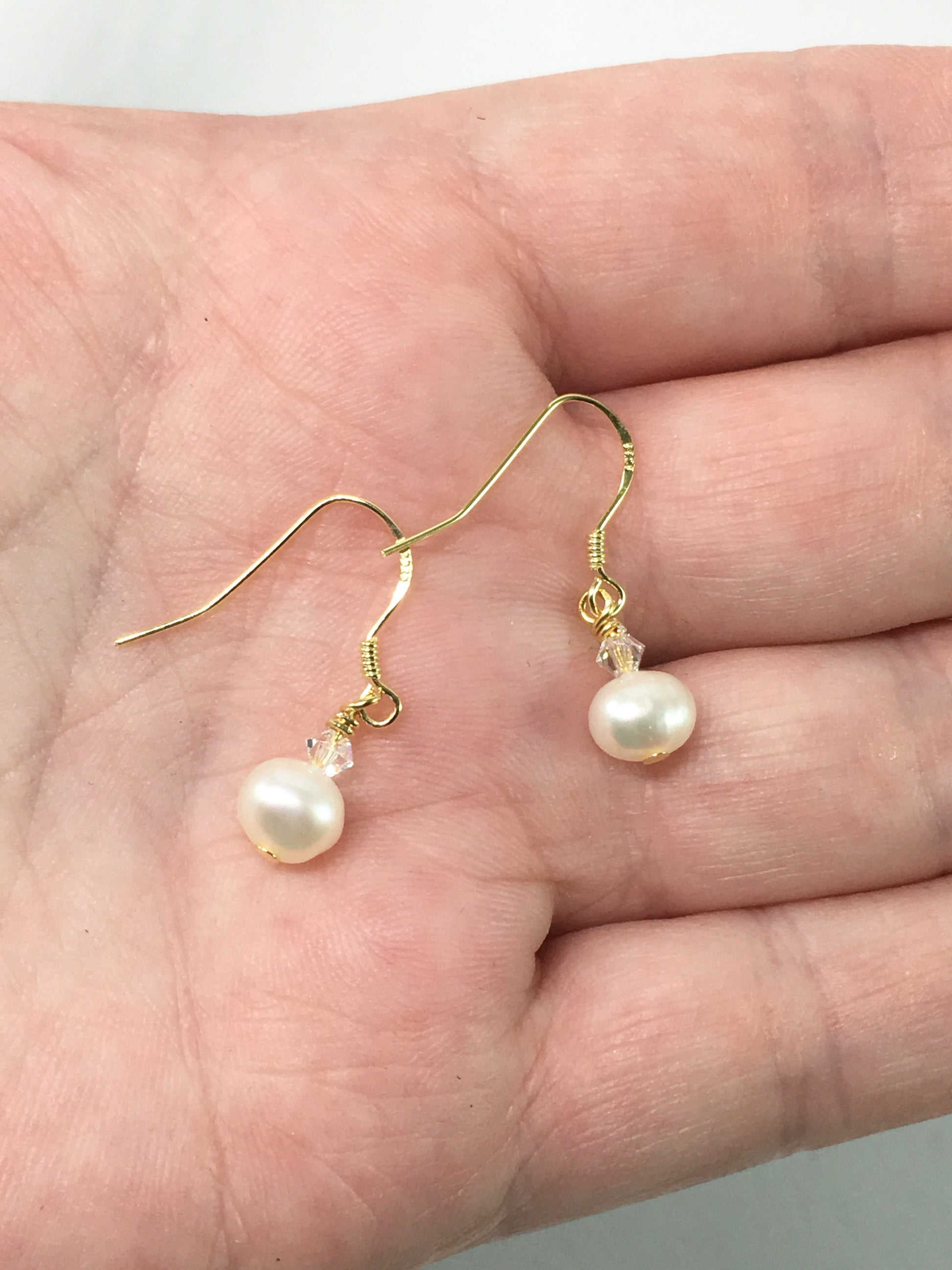 Handcrafted Freshwater Pearl Earrings