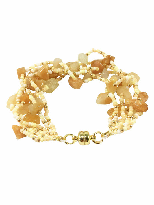 Bracelet Gemstone Multi-strand Bracelet Jewelz Galore Handmade Gemstone Multi-strand Bracelet | Jewelz Galore | Jewellery