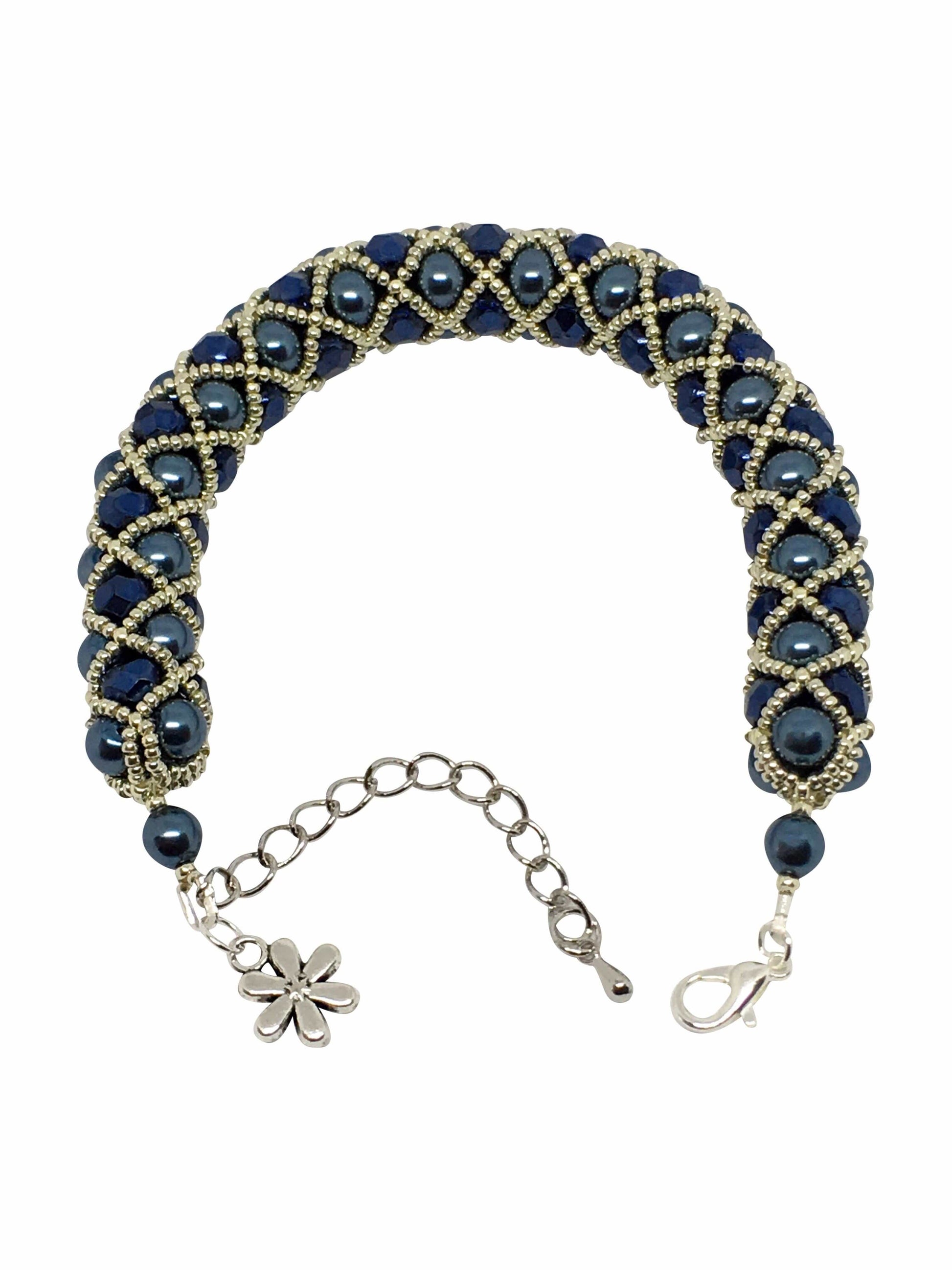 Bracelet Netted Pearl Bracelet Jewelz Galore Netted Pearl Bracelet | Jewelz Galore | Handmade Jewellery Online