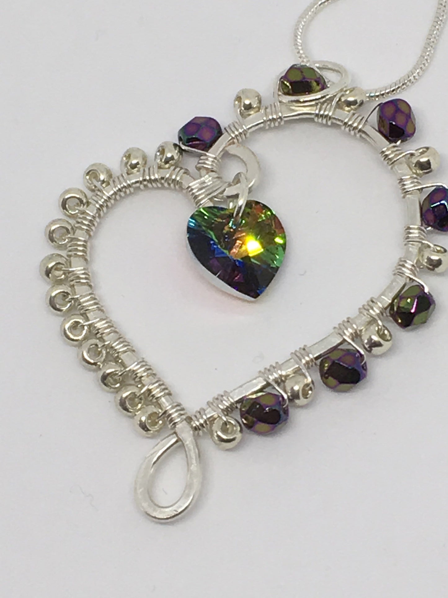 Necklace Wire Wrapped Heart Pendant Jewelz Galore Wire Wrapped Heart Pendant | Jewelz Galore | Cambridge