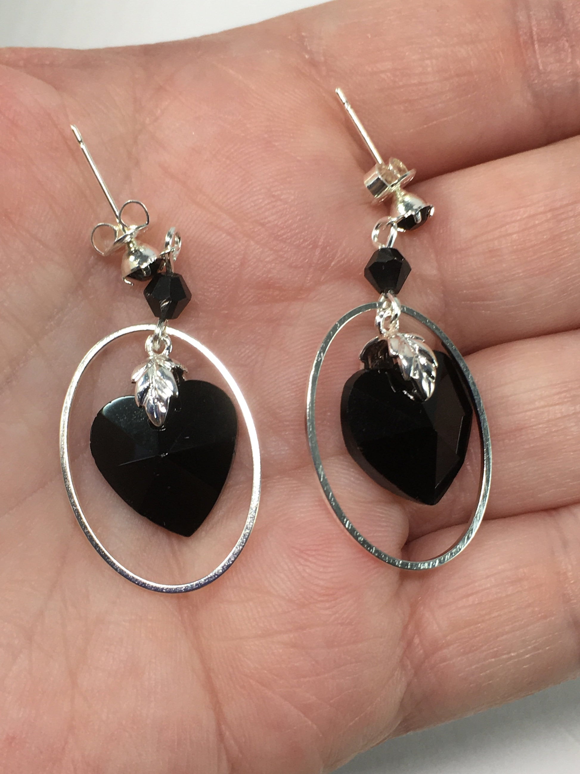 Earrings Captured Heart Earrings Jewelz Galore Captured Heart Earrings | Jewelz Galore | Handmade Jewellery Cambridge