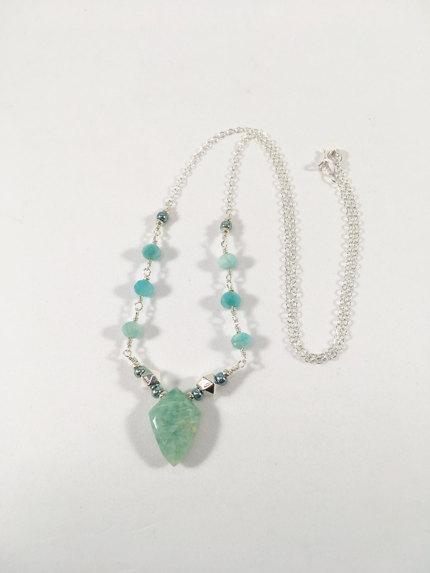 Handmade Amazonite Gemstone Necklace