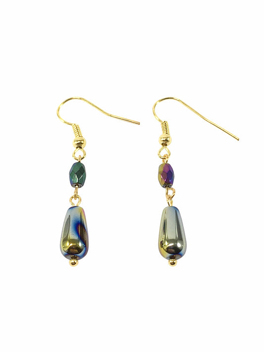 Earrings Rainbow Hematite Drop Earrings Jewelz Galore Rainbow Hematite Earrings | Jewelz Galore | Jewellery