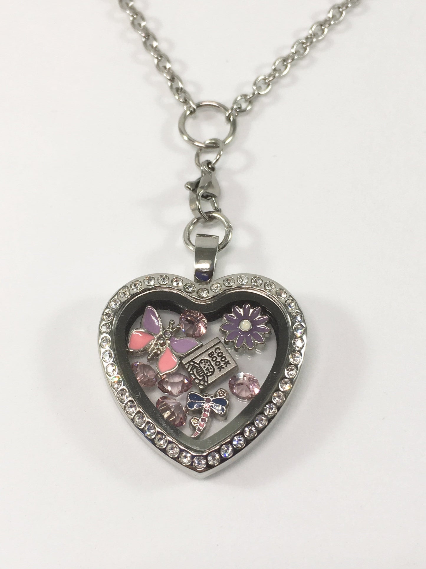 Necklace Stainless Steel Heart Locket Jewelz Galore