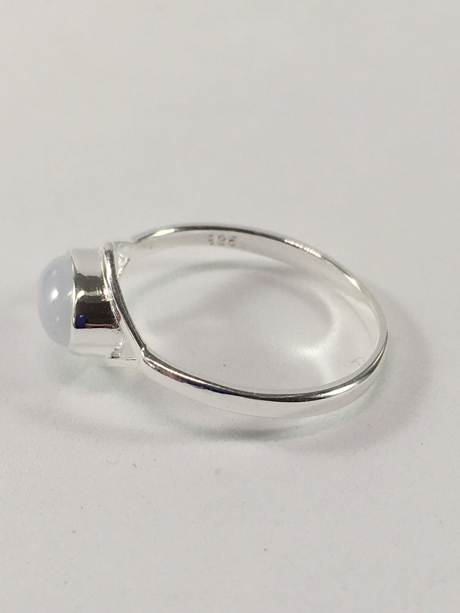 Oval Gemstone And Sterling Silver Ring