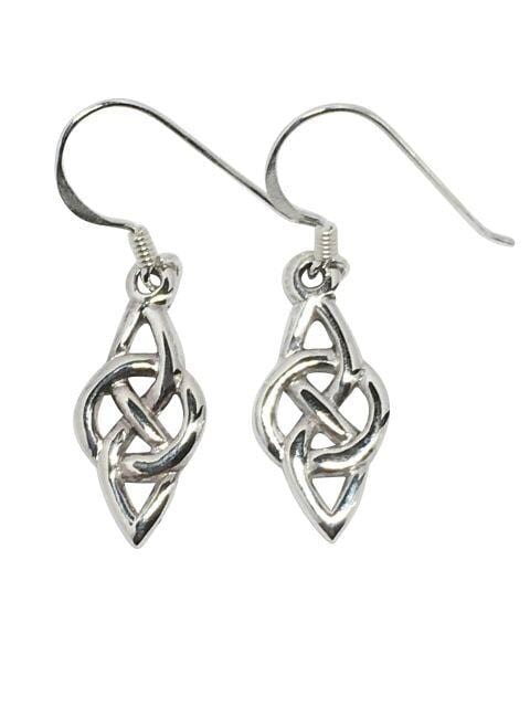 Handmade Sterling Silver Celtic Knot Earrings | Jewelz Galore