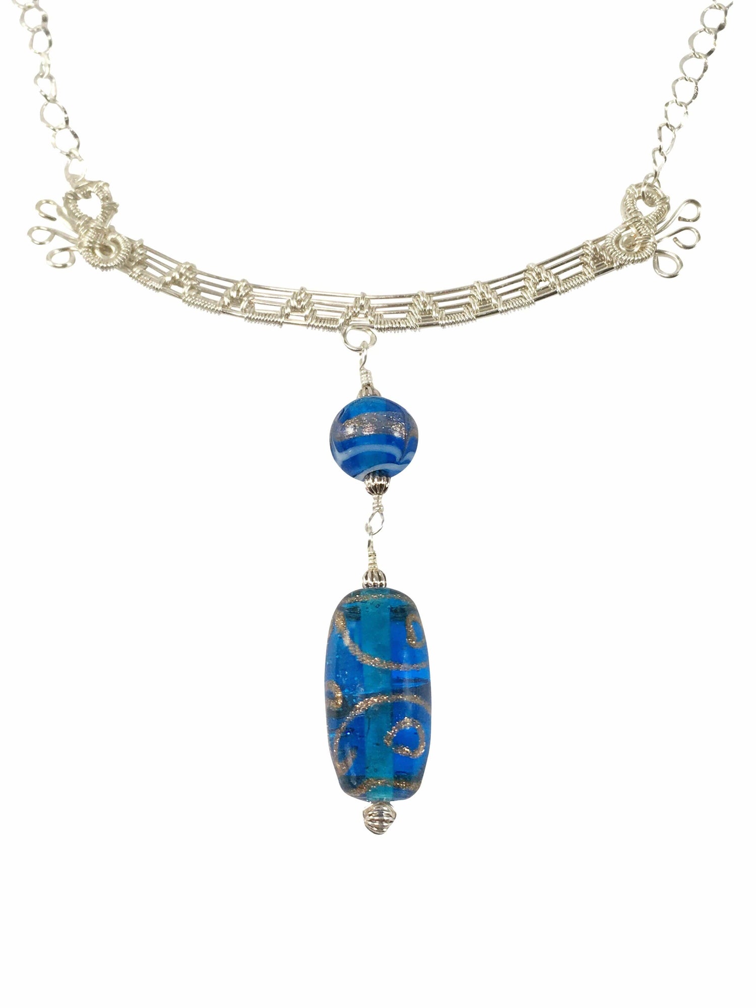 Wire Wrapped Collerette Necklace