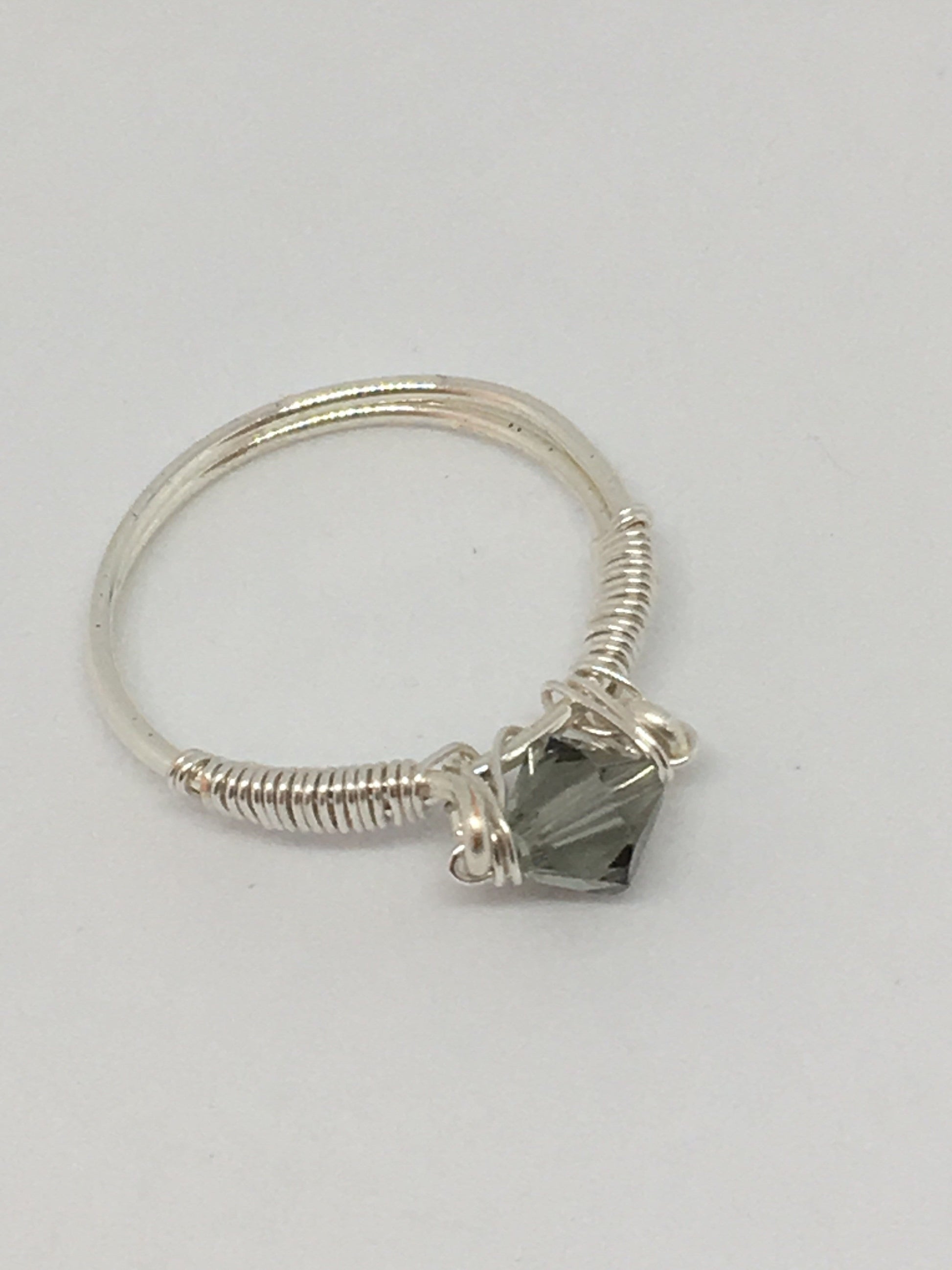 Rings N = 6 3/4 / Swarovski Wire Wrapped Gemstone Rings Jewelz Galore Wire Wrapped Gemstone Rings | Jewelz Galore | Jewellery In Cambridge