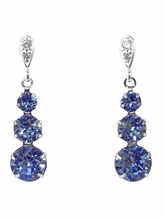 Earrings Light Sapphire Crystal Drop Earrings Jewelz Galore Crystal Drop Earrings | Jewelz Galore | Jewellery