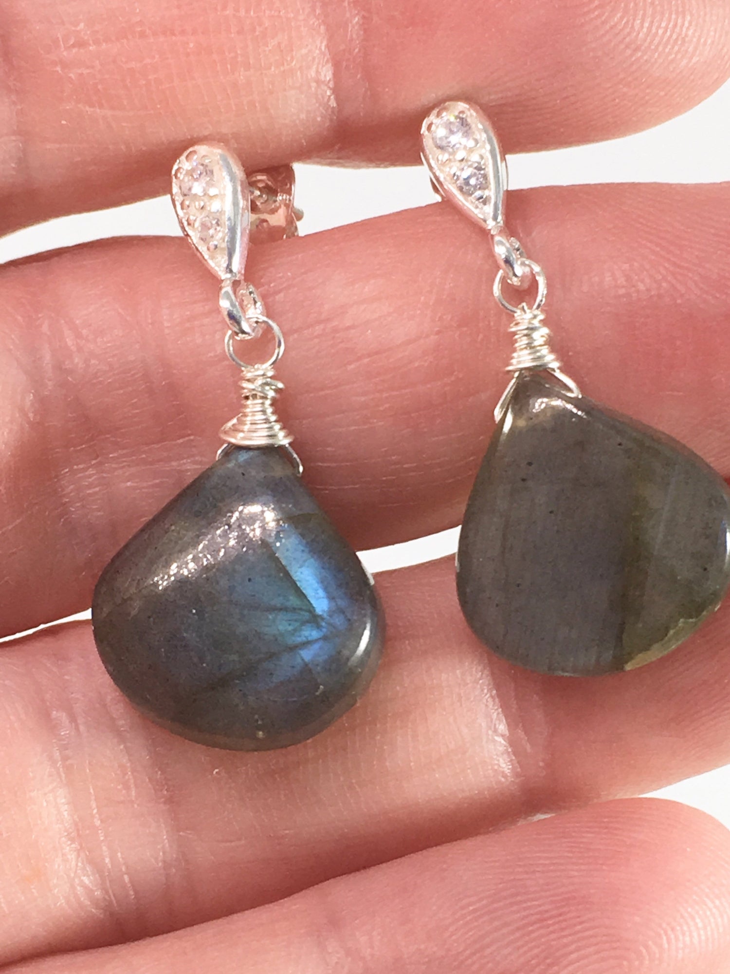 Labradorite Drop Earrings