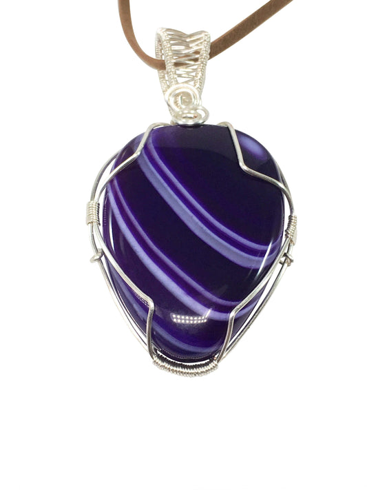 Necklace Wire Wrapped Agate Pendant Jewelz Galore Colourful Agate Pendant | Jewelz Galore | Cambridge
