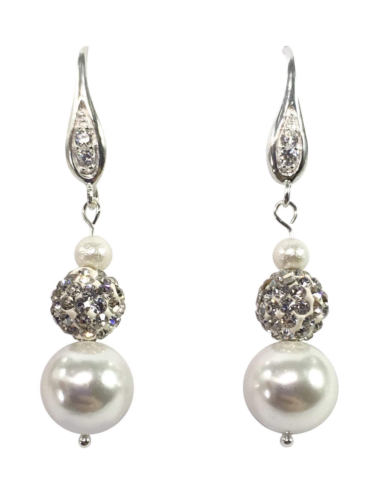 Sterling Silver Pearl Earrings
