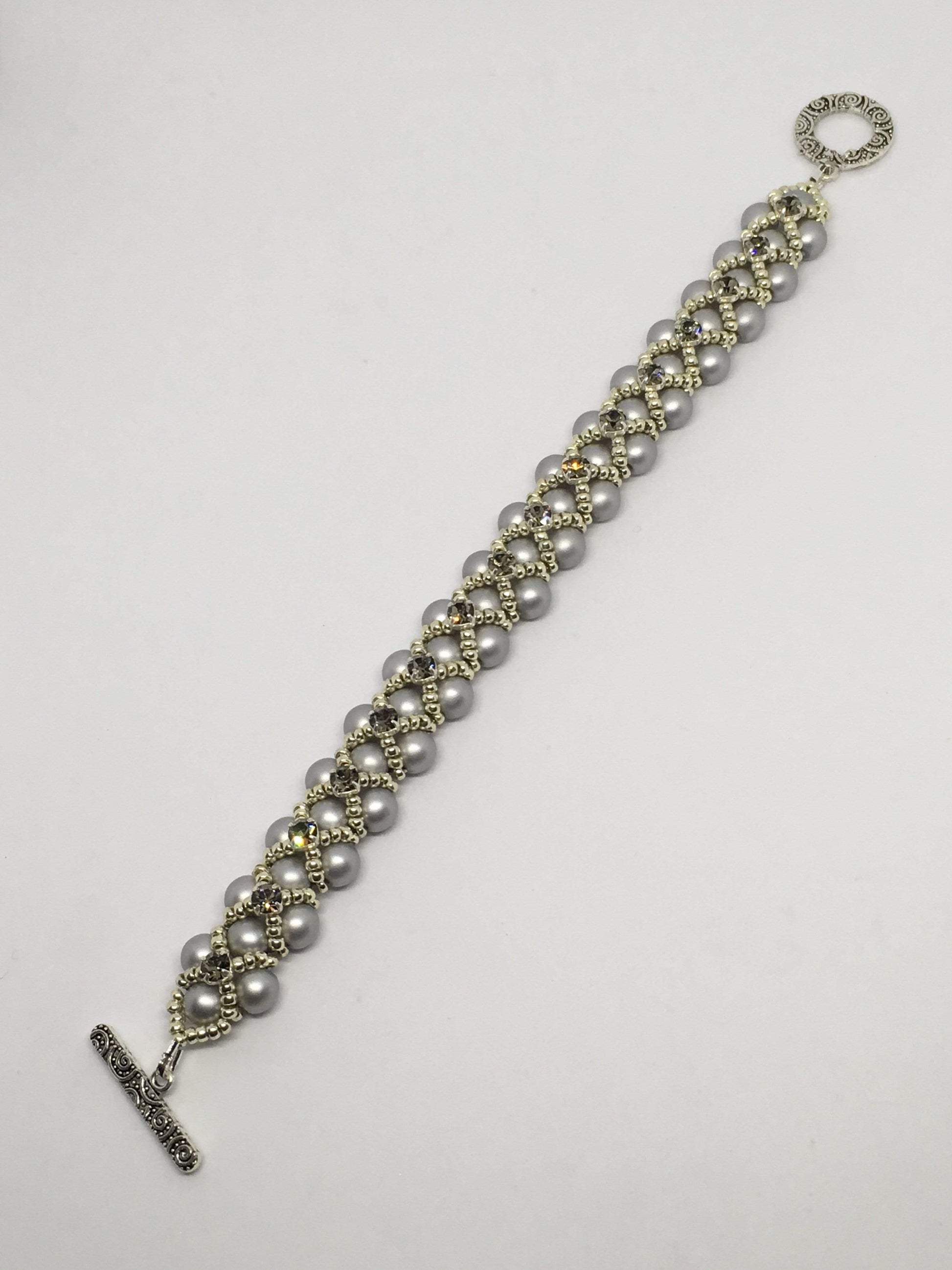 Bracelet Silver Pearl Kisses Bracelet Jewelz Galore Pearl Kisses Bracelet | Jewelz Galore | Handmade Jewellery Online