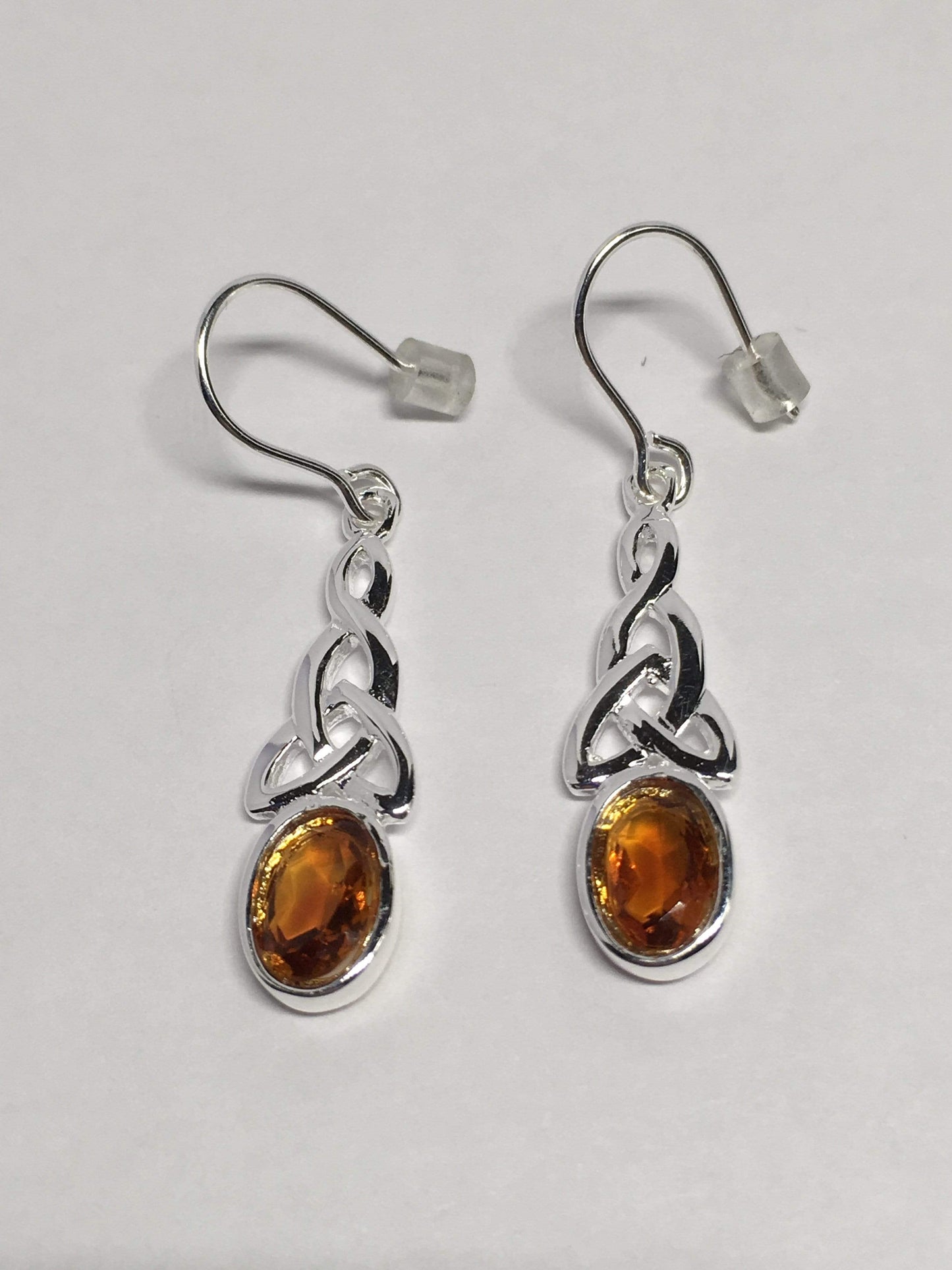 Earrings Citrine Sterling Silver Celtic Gemstone Earrings Jewelz Galore Celtic Gemstone Earrings | Jewelz Galore | Jewellery