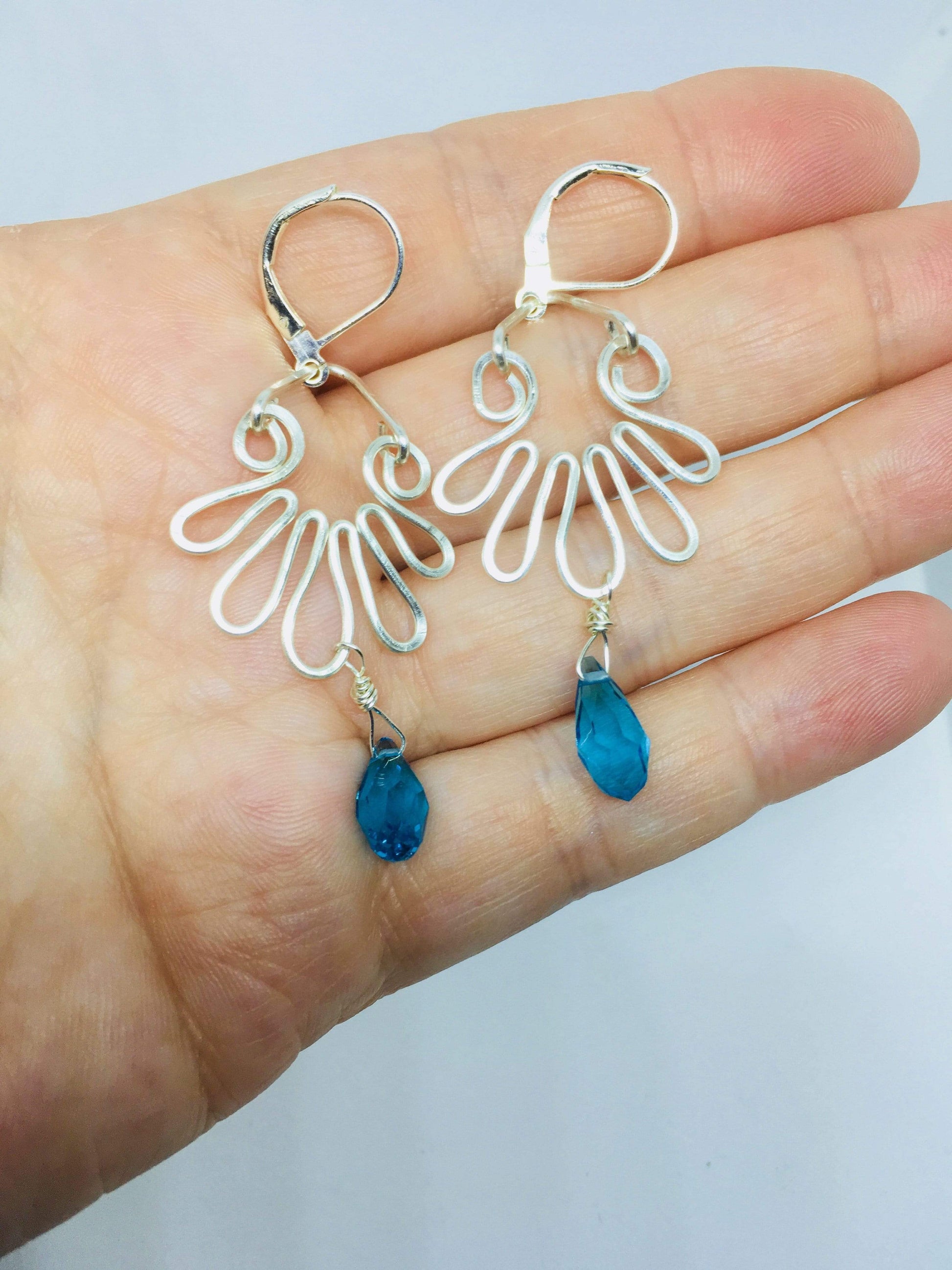 Earrings Wavy Dangle Earrings Jewelz Galore Wavy Dangle Earrings | Jewelz Galore | Jewellery