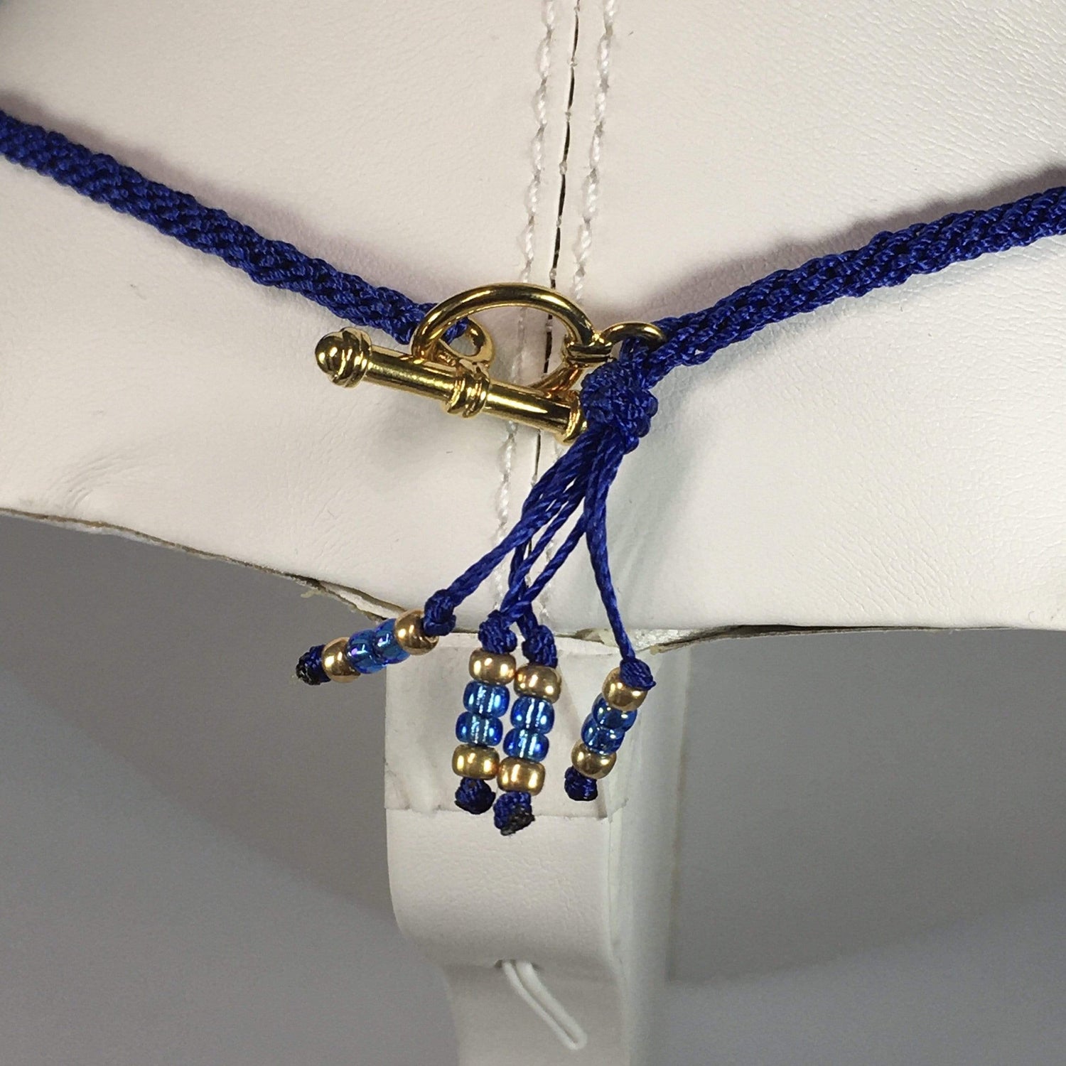 Handmade Beaded Kumihimo Necklace