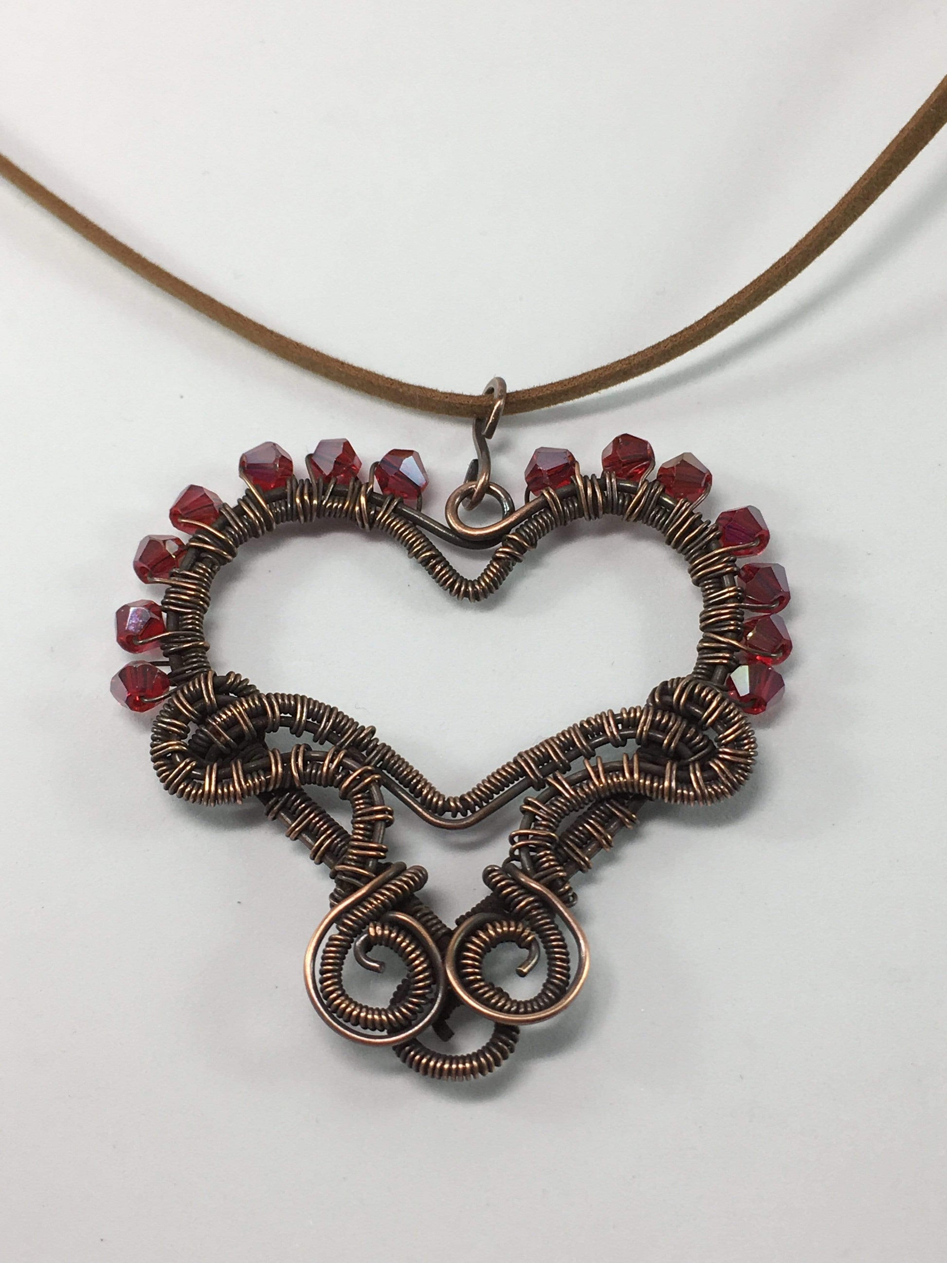Necklace Entwined Heart Pendant Jewelz Galore Copper Heart Pendant | Jewelz Galore | Cambridge