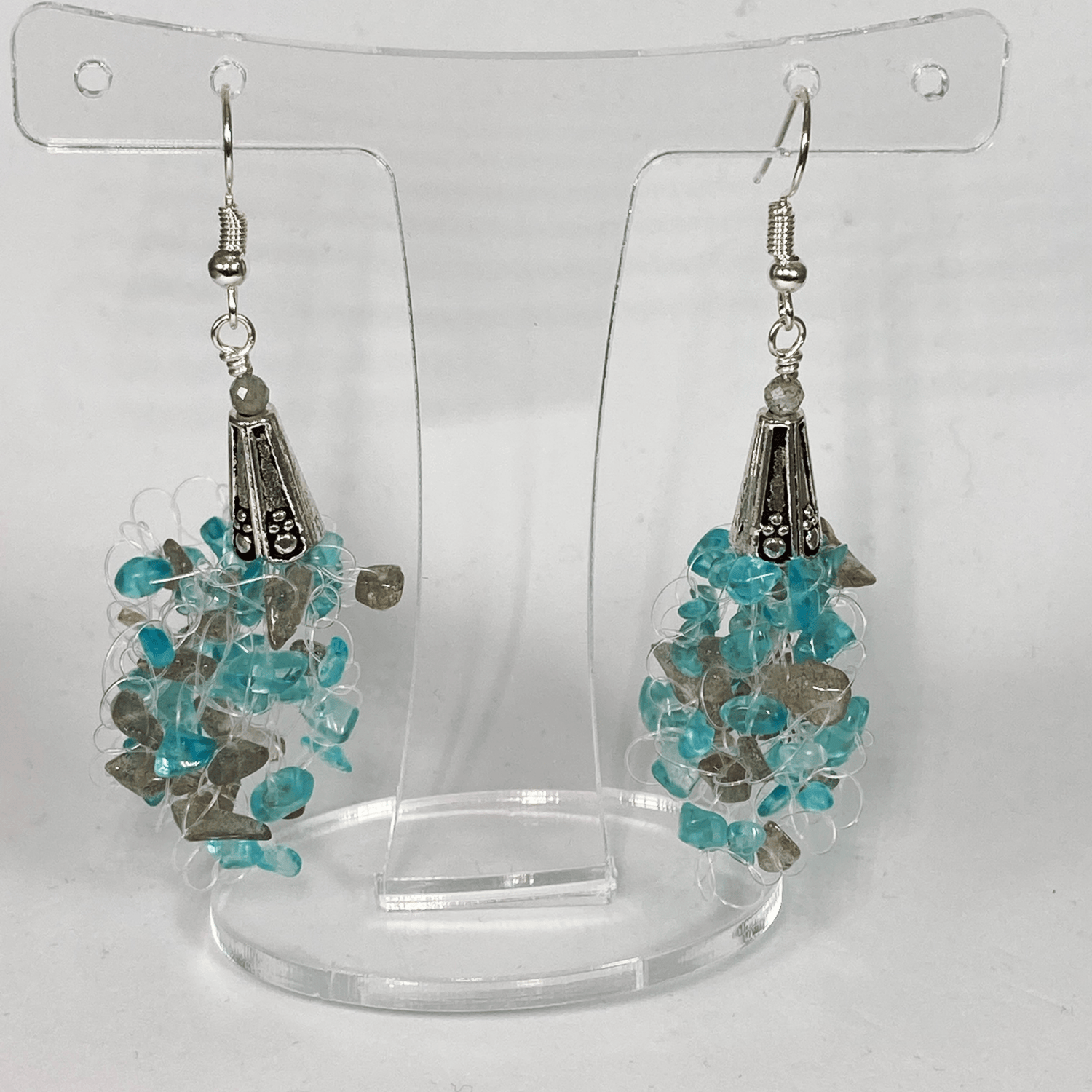 Handmade Gemstone Air Necklace Set