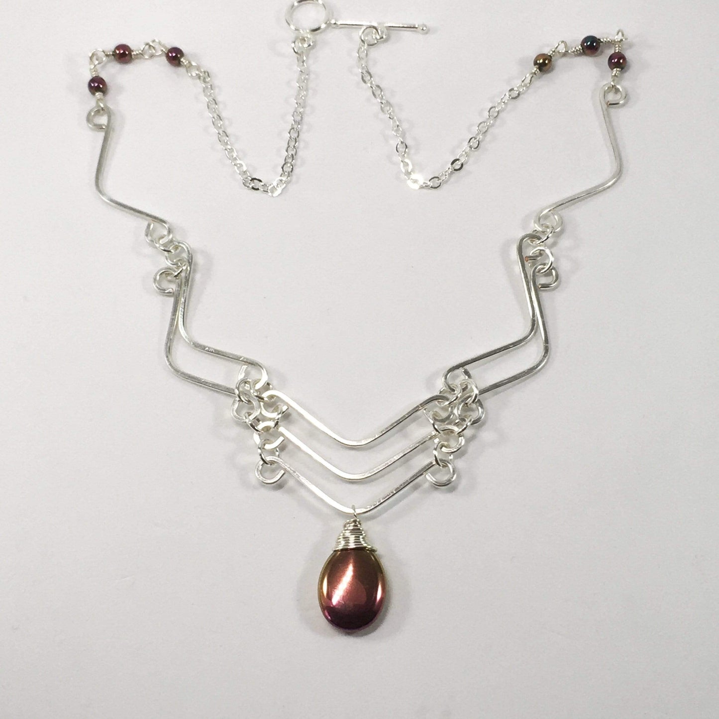 Necklace Hematite Wave Necklace Jewelz Galore Hematite Wave Necklace | Jewelz Galore | Jewellery