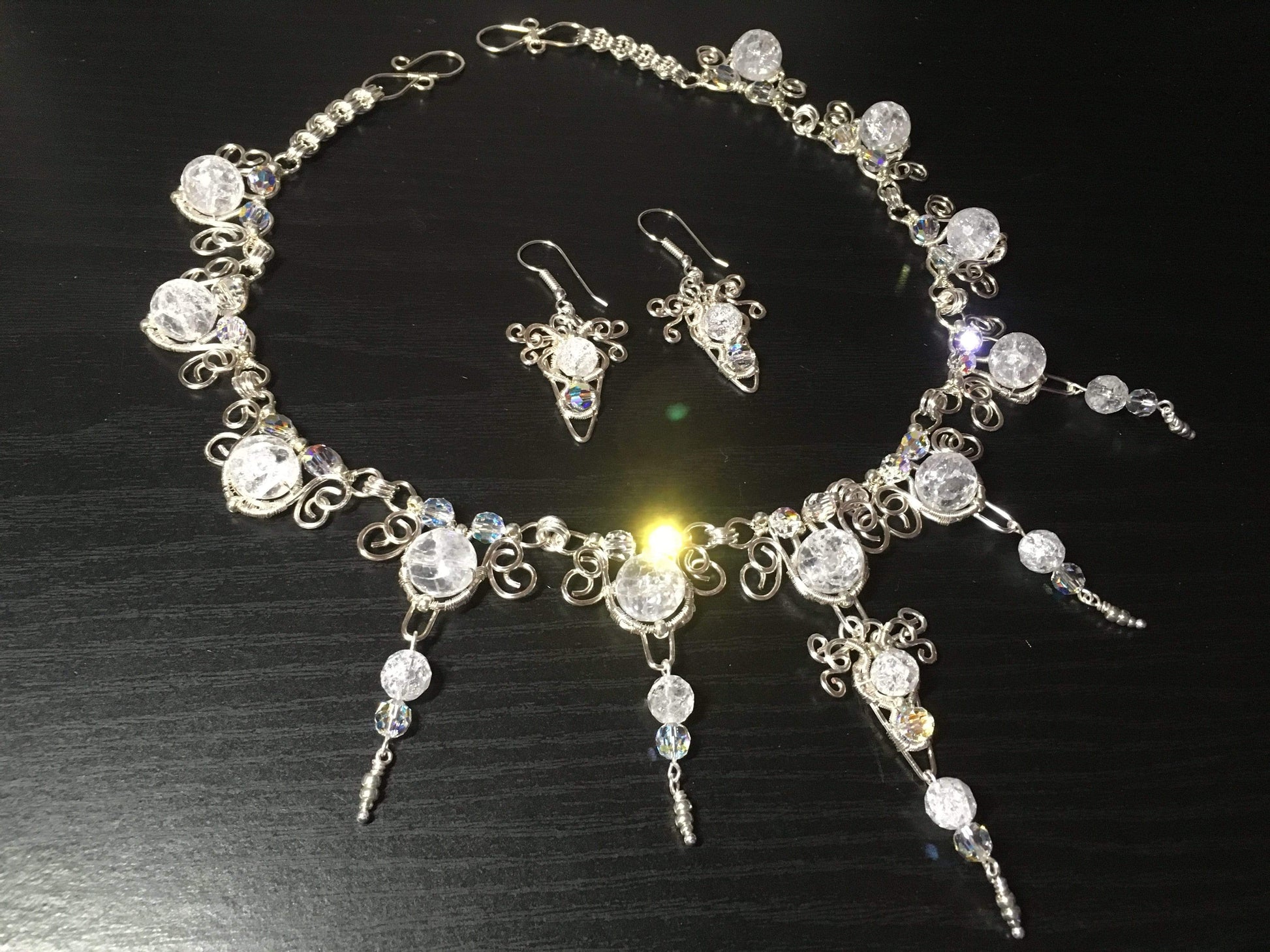 Necklace Icicle Bridal Necklace Set Jewelz Galore Icicle Bridal Necklace Set | Jewelz Galore | Jewellery