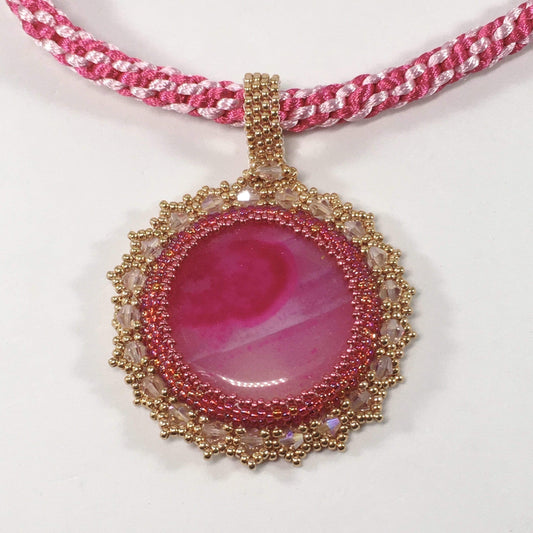 Necklace Pink Onyx Pendant Necklace Jewelz Galore Pink Onyx Pendant Necklace | Jewelz Galore | Jewellery