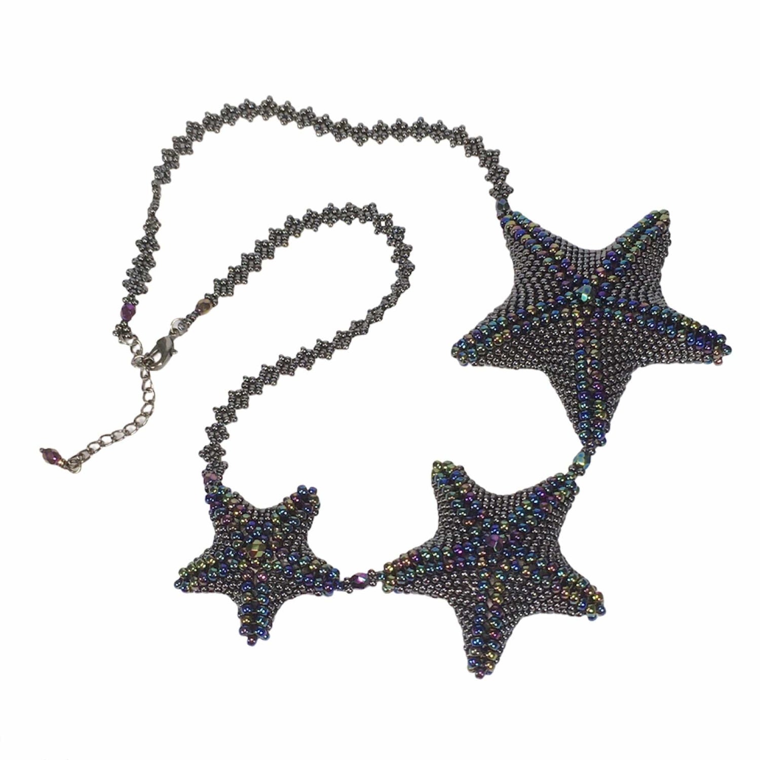 Handmade Beaded Starfish Necklace